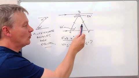 Working with angles GCSE question isosceles triangle