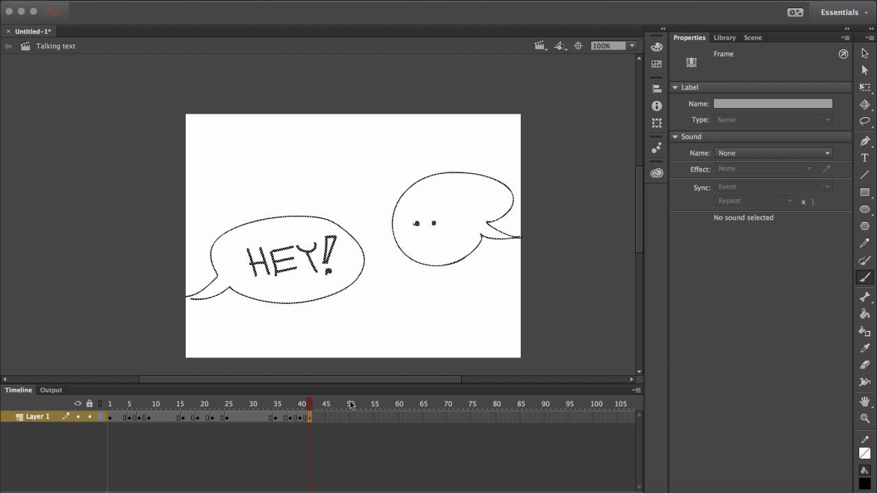 Animate CC working with text - how to animate chat text - YouTube