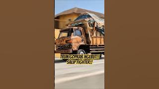 Goprak Truck Overtakes and Leaves Fighter Truck Far Behind