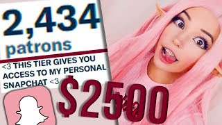 What is belle delphine snapchat