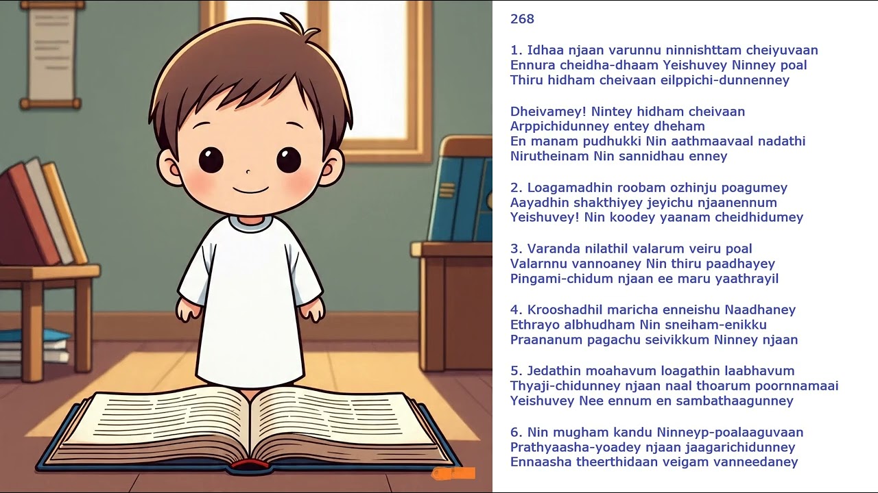 MALAYALAM SONG 268|ഇദാ ഞാൻ വരുന്നു| Ethaa njaan varunnu | LIVE WORSHIP/ROMANIZED