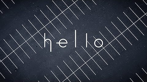 After Effects Project Files : Animated Font dot to letter VideoHive