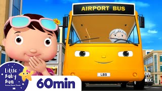 wheels on the bus song 1 hour of nursery rhymes and kids songs little baby bum