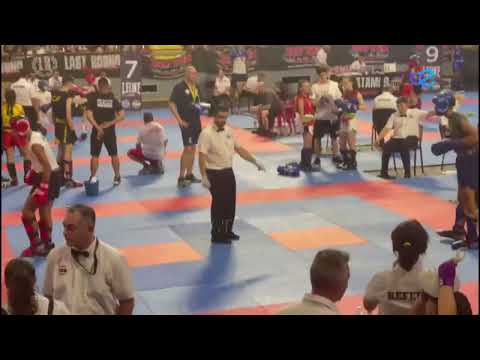 Jabir Ahmed, campeón de España junior de Kickboxing