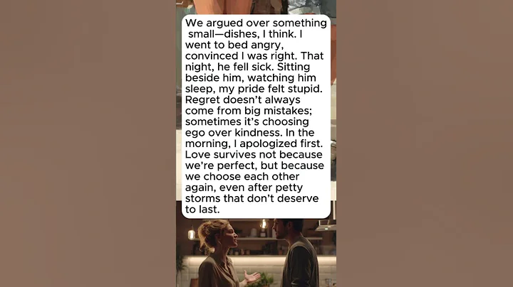 We Argued Over Something Small