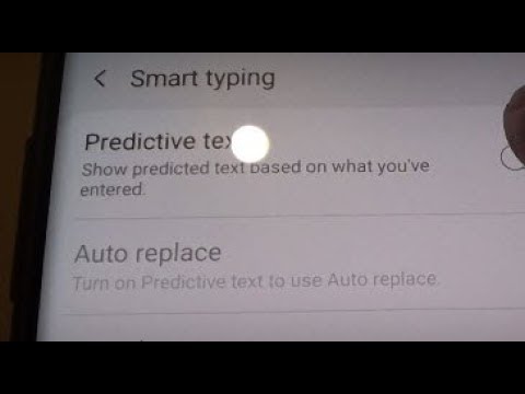 Vidéo: Comment désactiver le texte prédictif sur mon Samsung Galaxy s9 ?