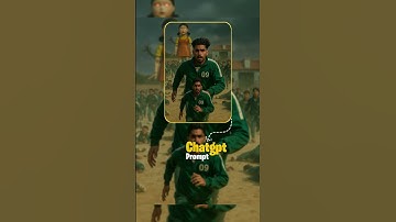 Squid game 🕹️ doll Image 🪆 Create With 🗨️ ChatGPT... #squidgame #chatgpt #shorts #prompt #2025 #2026