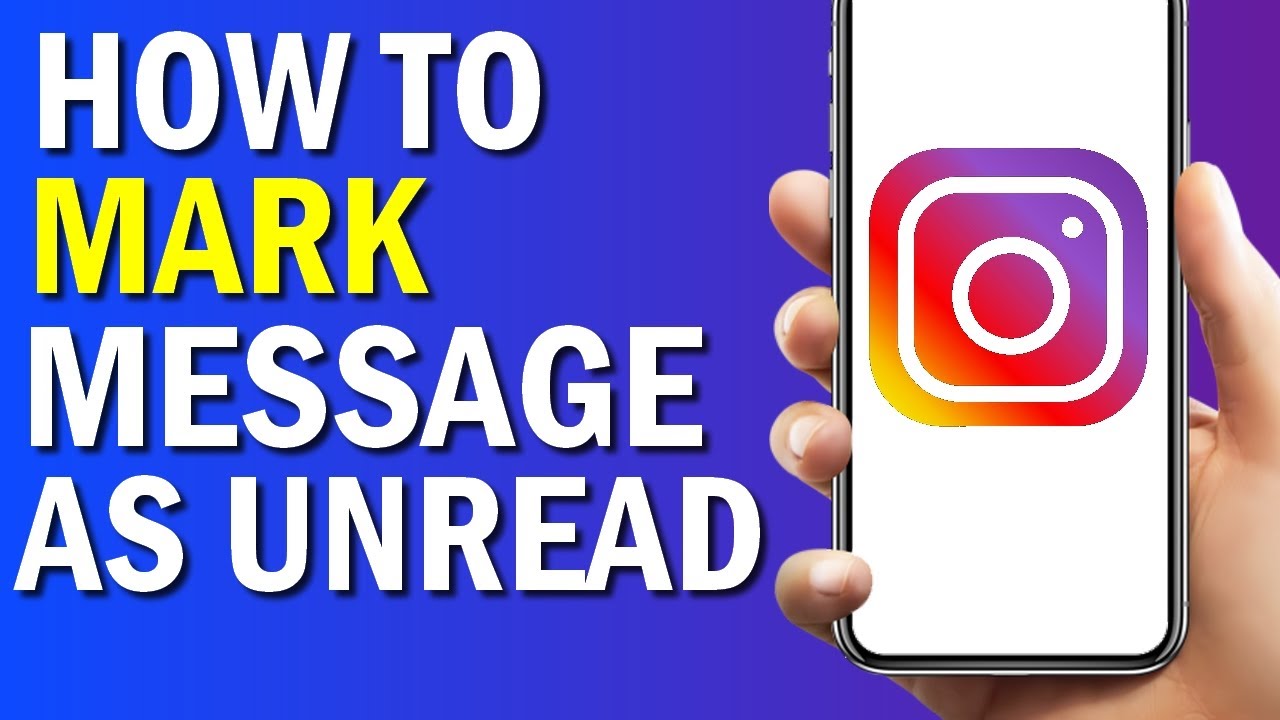 How To Mark Message As Unread On Instagram