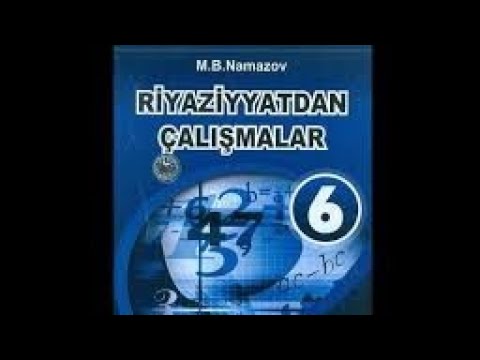 6-ci sinif Riyaziyyat  Namazov Çalışmalar. səh 15