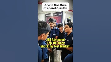 JEE Advanced AIR 87 Shocking Test Marks 😱 | IIT Motivation #shorts #esaral #iit #jee #viral