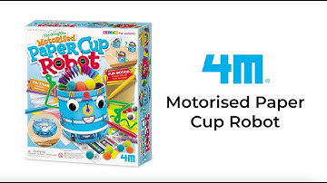 Motorised Paper Cup Robot