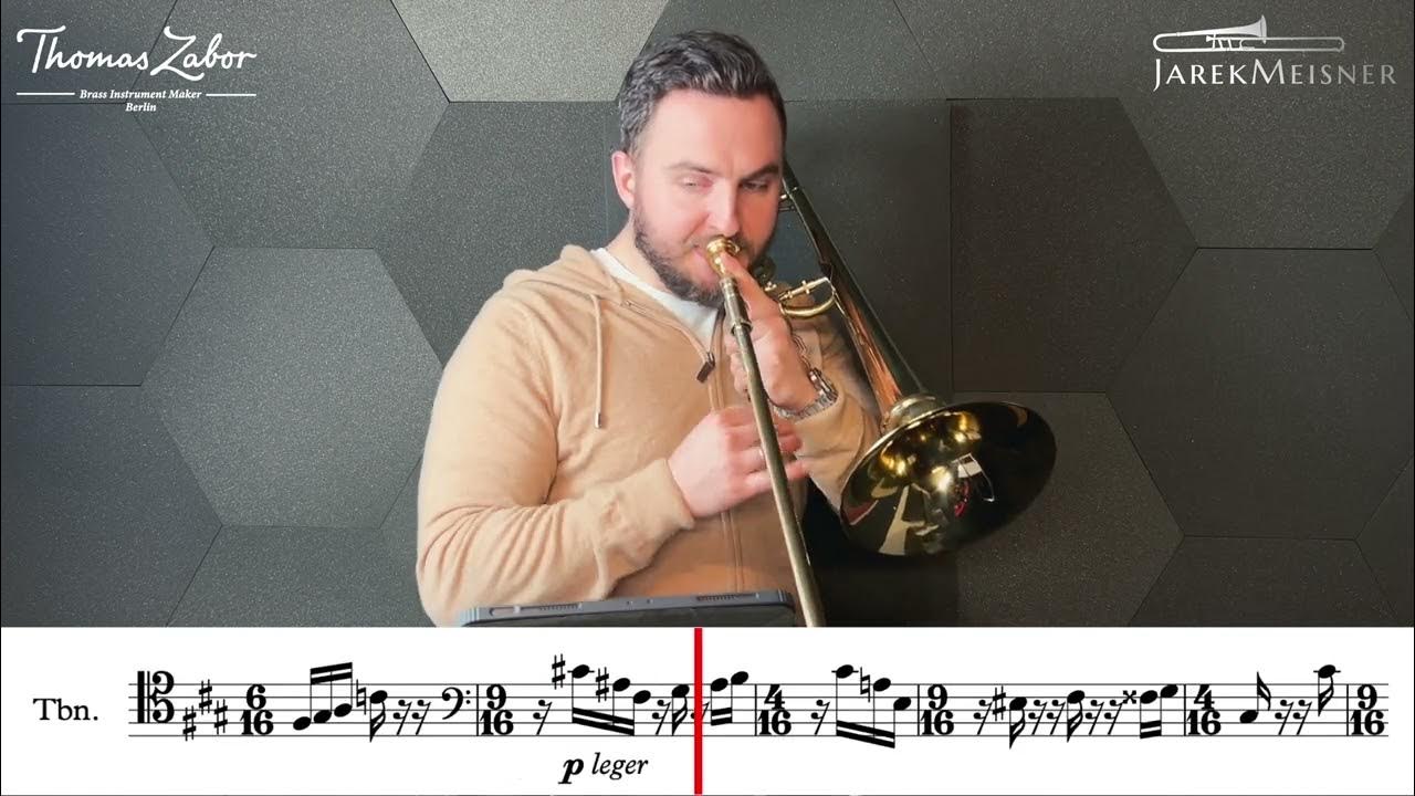Marcel Bitsch Etude no. 15/ Jarek Meisner / Trombone YouTube