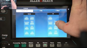User Settings & Scene Recall Filters Overview - A&H SQ