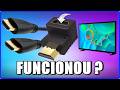EU FIZ O "L" PARA SALVAR MINHA SMART TV! TESTE COM ADAPTADOR HDMI EM L 90° Graus