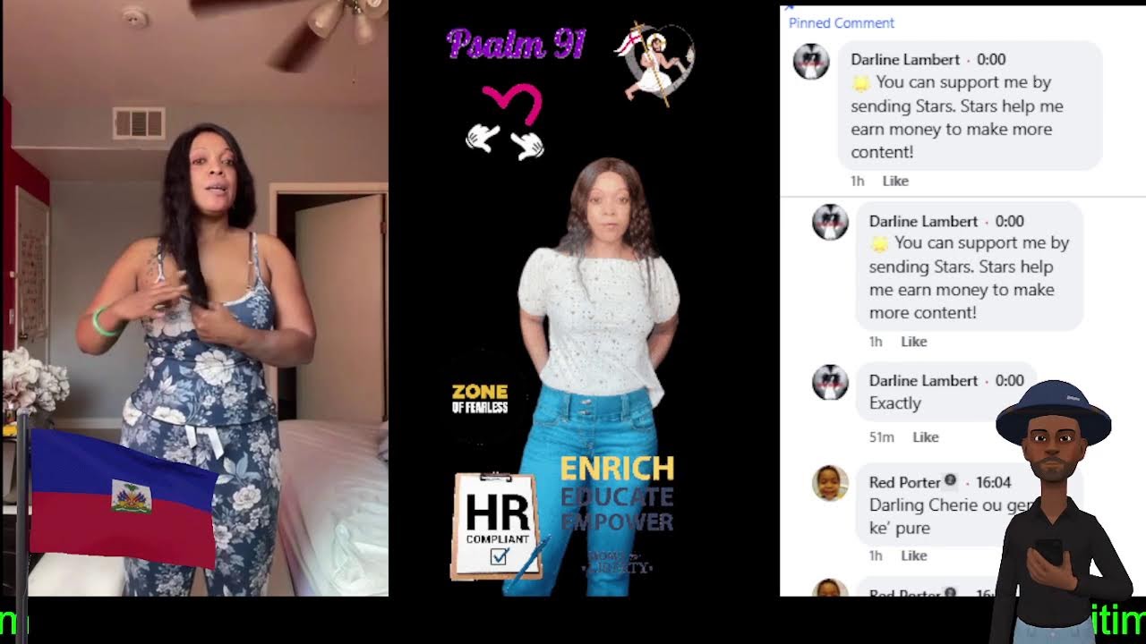 Darline deklare anpil moun pwal mache nan court , mache sou 13 pa pile 14