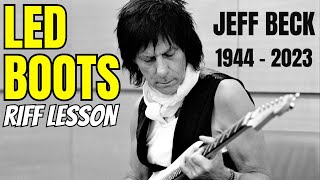 Remembering Jeff Beck: One of his GREATEST riffs - #MasterThatRiff! 171