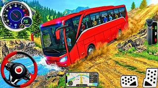 Offroad Coach Bus Driving Simulator - Real Bus Uphill Climb Drive 3D - Android Gameplay screenshot 3