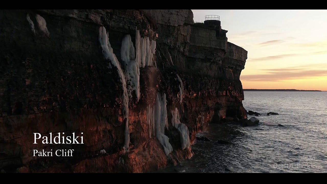 Pakri Cliff. The most beautiful places in Estonia.