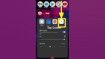 How to change Icon to Custom no. 4 in Android Realme C25S