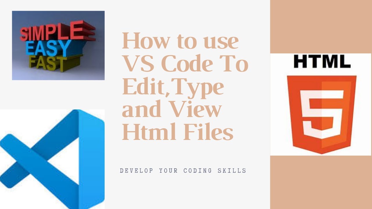 How To use Visual Studio Code To Edit Html-Full Guide - YouTube
