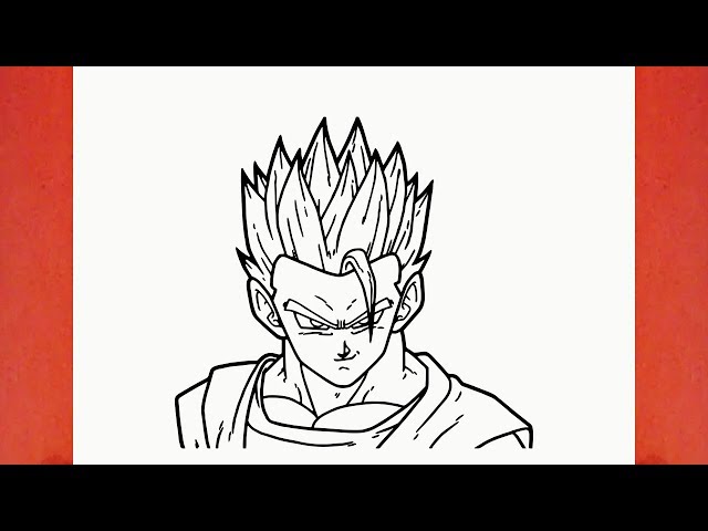 Tutorial da zoeira como desenhar o gohan passo a passo dragonball #dra