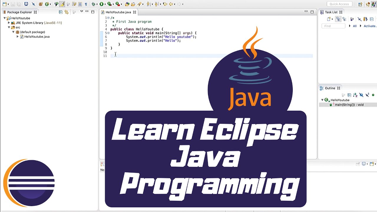 how to use eclipse for java programming YouTube