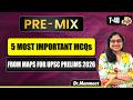Environment &amp; Geography UPSC Prelims PYQs | Maps Practice Questions | Ramsar Sites, Tiger Reserves