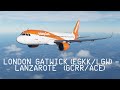 Microsoft Flight Simulator 2020 | London Gatwick (EGKK) to Lanzarote (GCRR) | EasyJet | A320neo