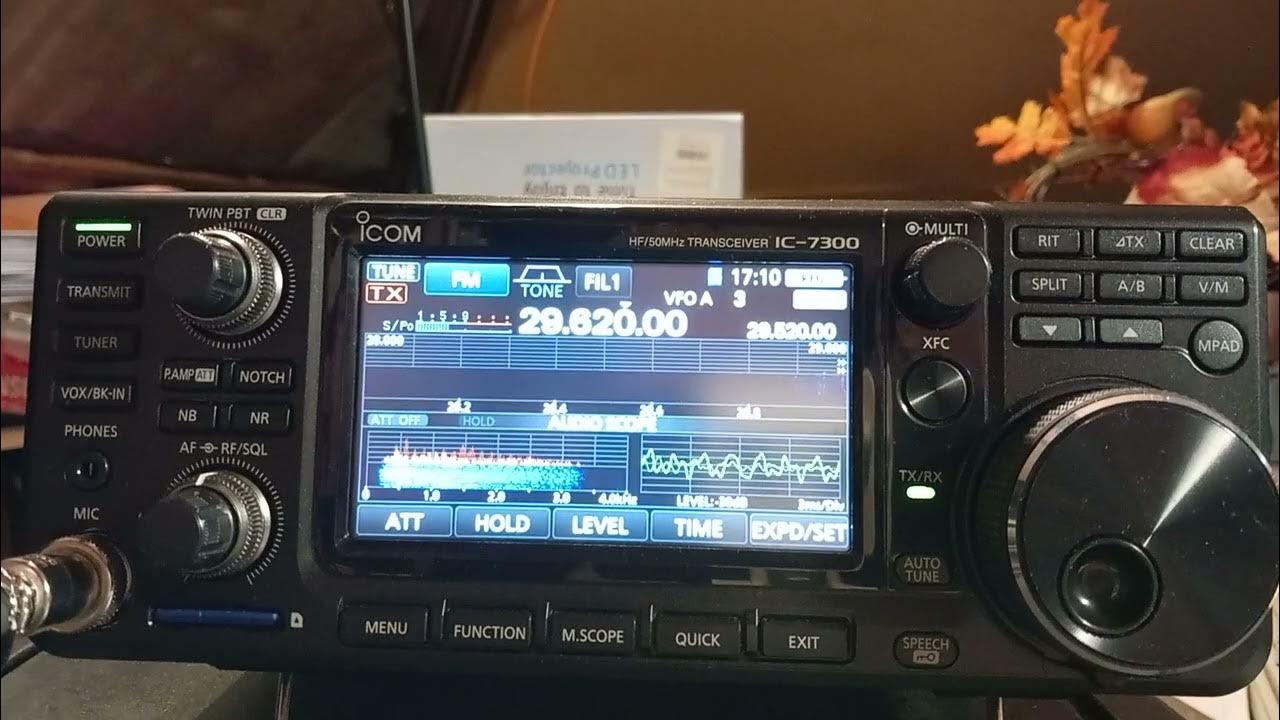 KQ2H NY Repeater with IC7300 and 5/8th vertical from SE England. YouTube
