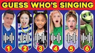 Guess Who Is Singing | Lay Lay,Ninja Kids TV,MrBeast, Skibidi Dom Dom