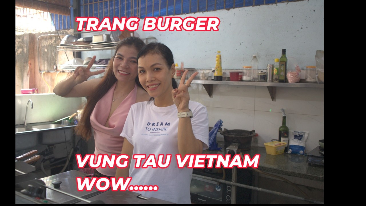 TRANG BURGER What a great burger.............