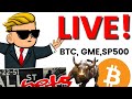 🔴Day Trading Live: Monday Open Bitcoin, GME, AMC🚀🚀, TSLA, S&P 500💎🙌? [Stock Market]