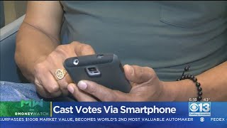 Moneywatch: Casting Votes Via Smartphones
