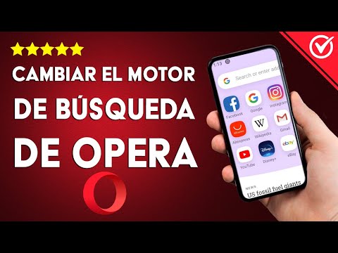 ¿Cómo cambiar el motor de búsqueda predeterminado de OPERA? - Configuración paso a paso