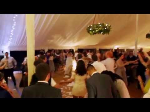 Greek wedding tradition smashing plates dance