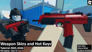 How to make Additional Weapon Skins and Hot Keys in Roblox Studio | Tutorial