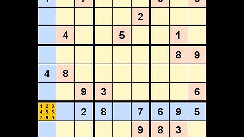 How to Solve Los Angeles Times Sudoku Expert August 5, 2022