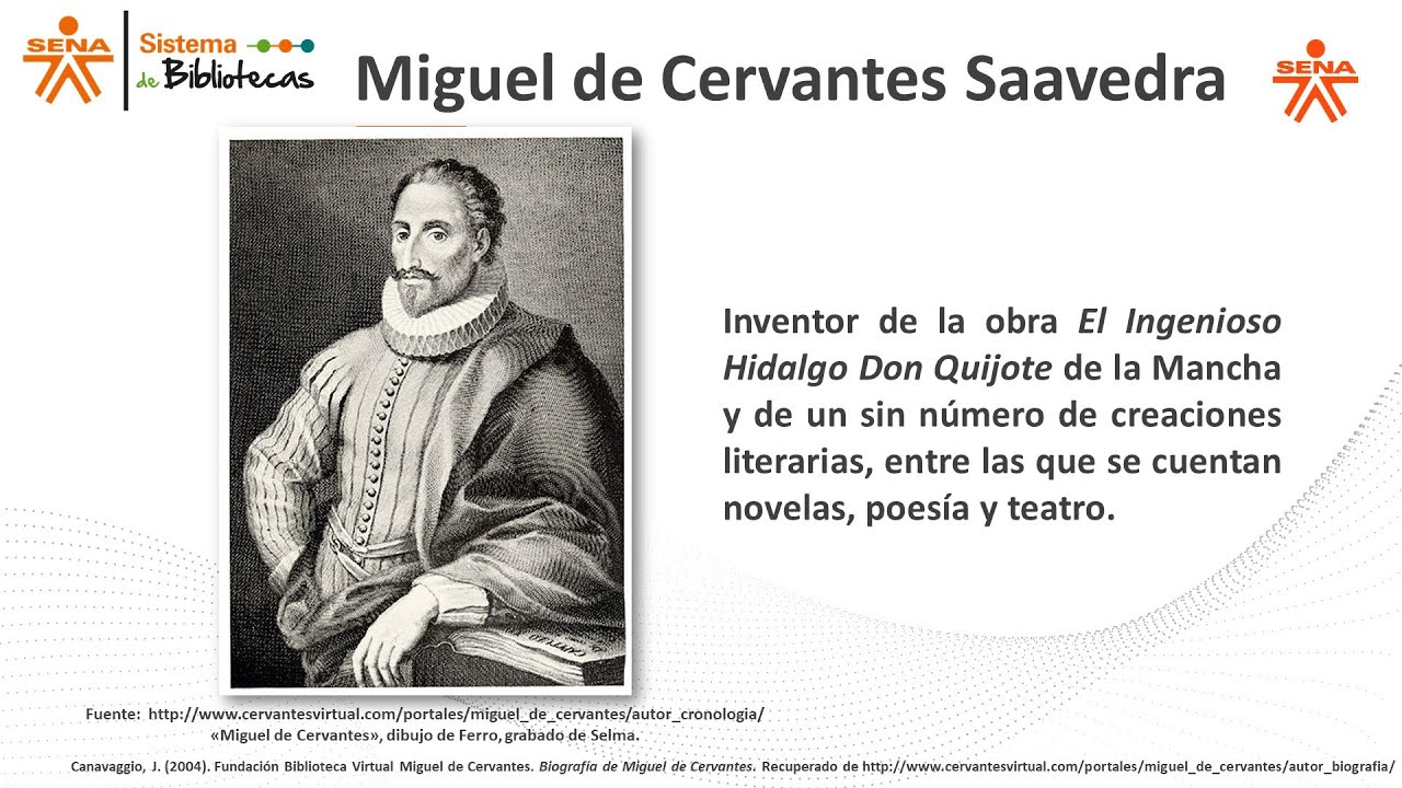 Miguel de Cervantes Saavedra. El autor y su obra. Breves apuntes - YouTube