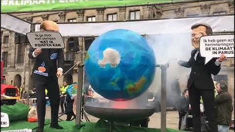 Het begin van de klimaat mars  @ Amsterdam The netherlands