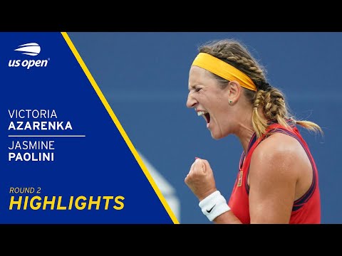 Victoria Azarenka vs Jasmine Paolini Highlights | 2021 US Open Round 2