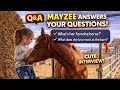 Q&amp;A with Mayzee 🤍Her answers… you’re not ready