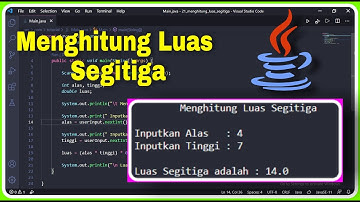 Menghitung Luas Segitiga | Java