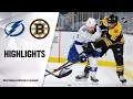 NHL Highlights | Lightning @ Bruins 3/7/20