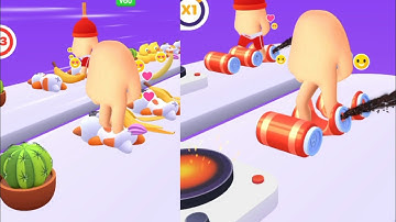 Crushy Fingers 🌈🌵 Game All Levels Gameplay Android,ios #Shorts