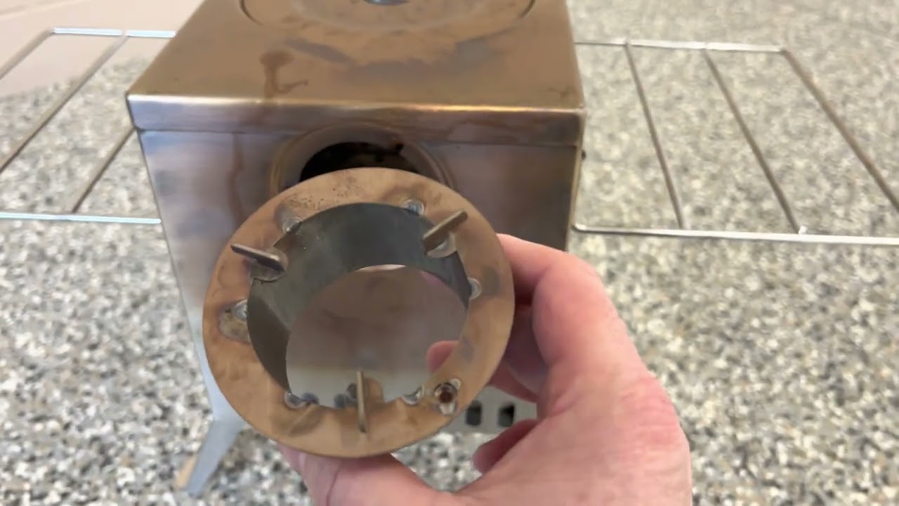 Hot tent FLTOM camping woodstove review - YouTube