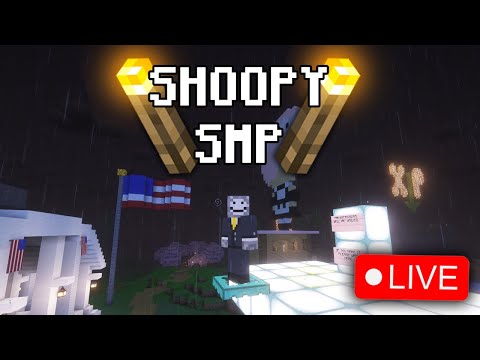🔴 LIVE ON THE PUBLIC SHOOPY SMP! ANYONE CAN JOIN JAVA OR BEDROCK - shoopySMP.net