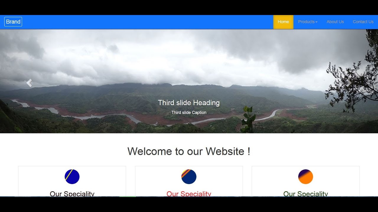 bootstrap website
