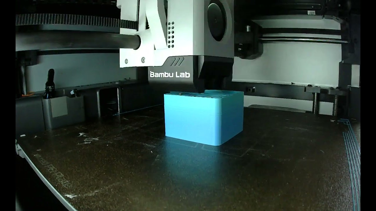 3D Printing a cube suspended vortex