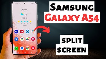 Samsung Galaxy A54 How To Split Screen || Enable split screen