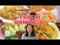 4 musttry korean pancake recipes squash pancake potato pancake seafood pancake  meat patties
